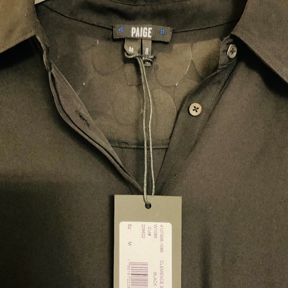 NEW PAIGE Clemence Silk Shirt